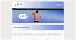 Desktop Screenshot of easternsuburbsphysiotherapy.com.au